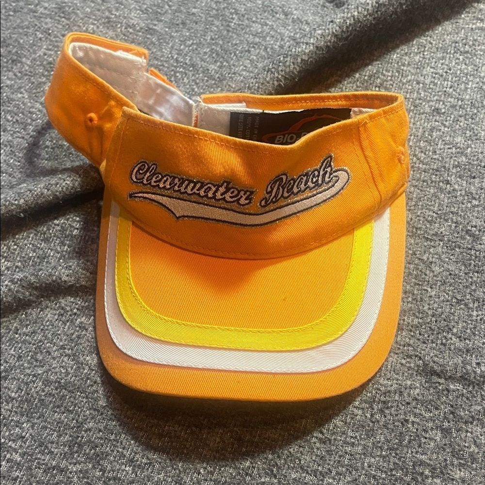 Orange Clearwater Beach Visor